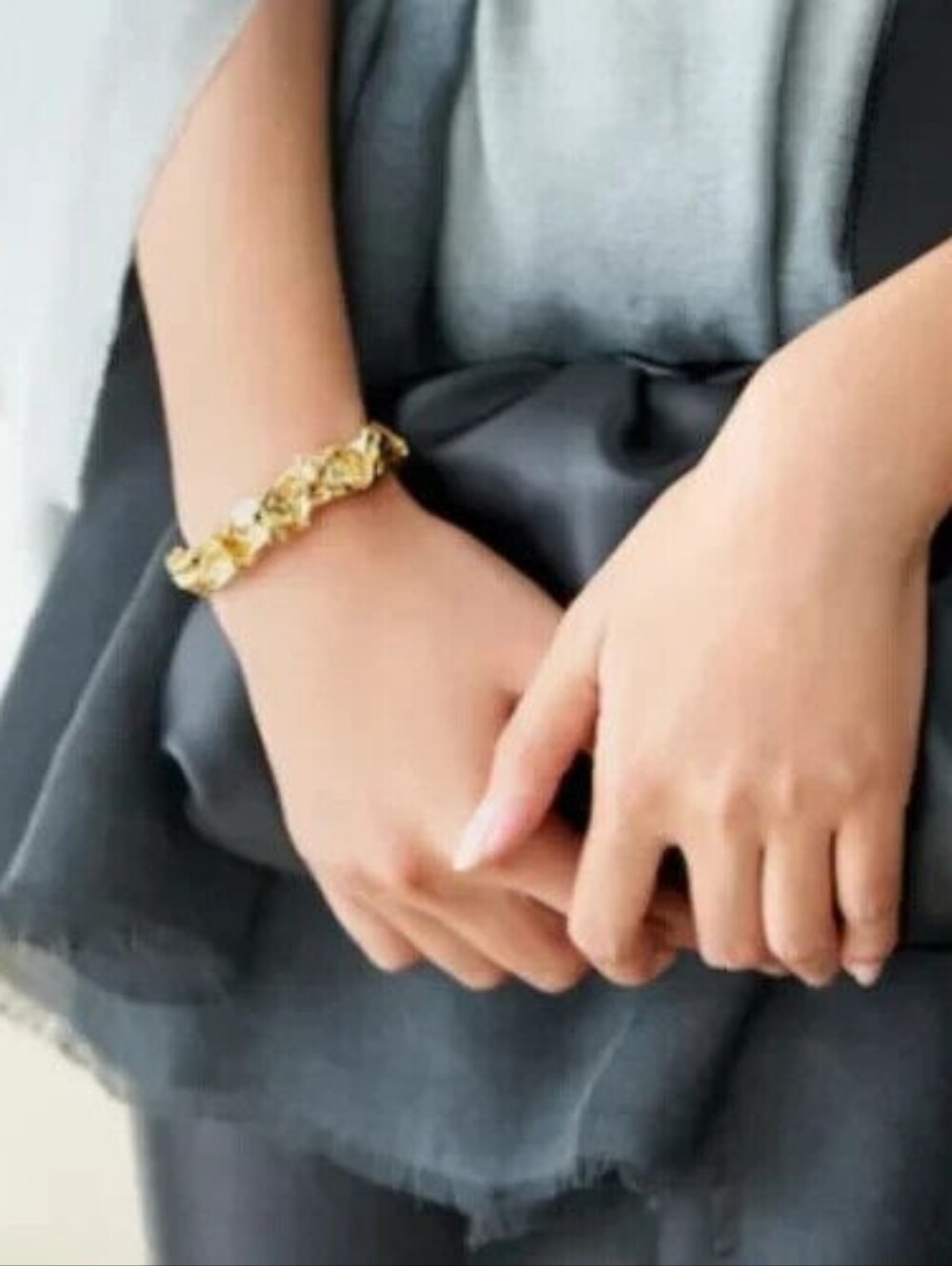 Amber Sceats Emery 24 K Gold Plated Cuff Bracelet (Regular Price Was $169) - Picture 9 of 9